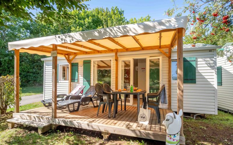 Camping Canet-de-Salars Ciela Village Le Caussanel camping 4 étoiles Aveyron mobil home